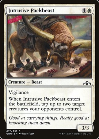 Intrusive Packbeast [Guilds of Ravnica] | Jack's On Queen