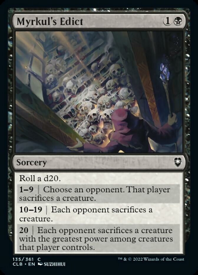 Myrkul's Edict [Commander Legends: Battle for Baldur's Gate] | Jack's On Queen