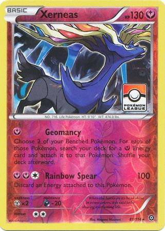 Xerneas (81/114) (Steam Siege League Promo) [XY: Steam Siege] | Jack's On Queen