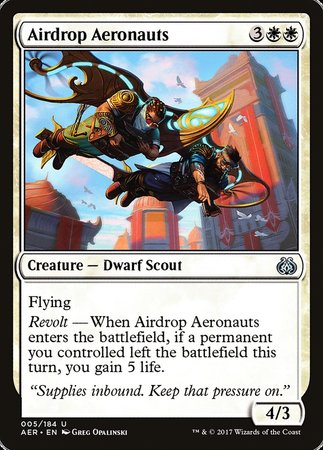 Airdrop Aeronauts [Aether Revolt] | Jack's On Queen