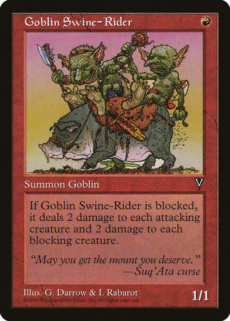 Goblin Swine-Rider [Visions] | Jack's On Queen