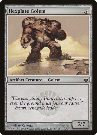 Hexplate Golem [Mirrodin Besieged] | Jack's On Queen