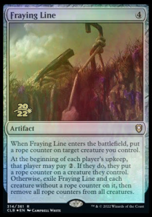 Fraying Line [Commander Legends: Battle for Baldur's Gate Prerelease Promos] | Jack's On Queen