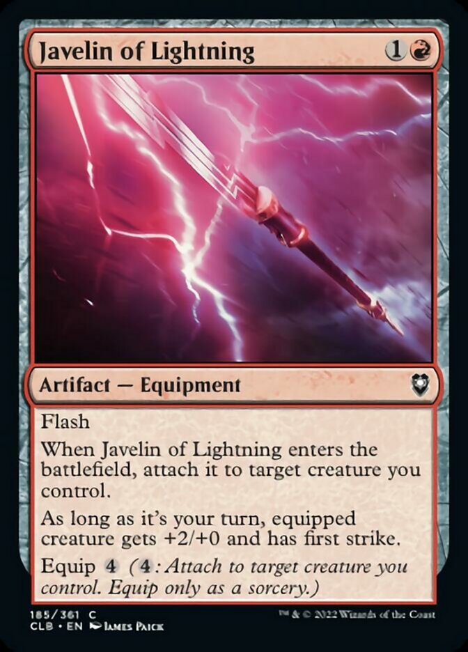 Javelin of Lightning [Commander Legends: Battle for Baldur's Gate] | Jack's On Queen
