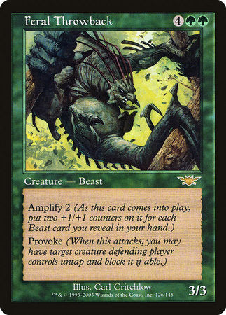 Feral Throwback [Legions] | Jack's On Queen