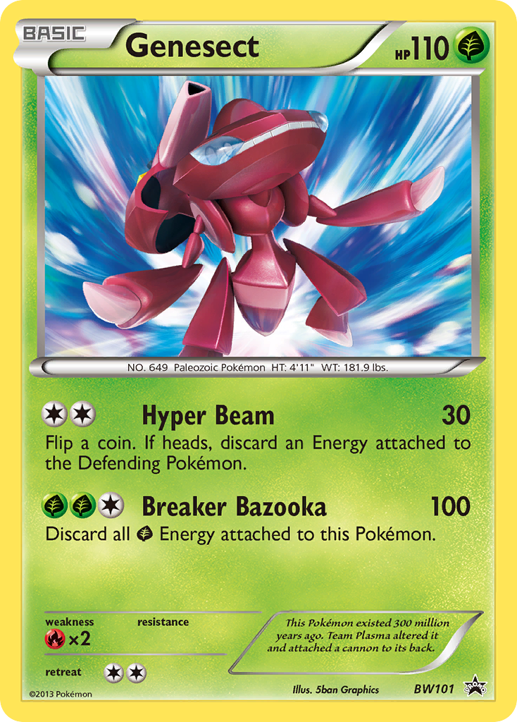 Genesect (BW101) [Black & White: Black Star Promos] | Jack's On Queen