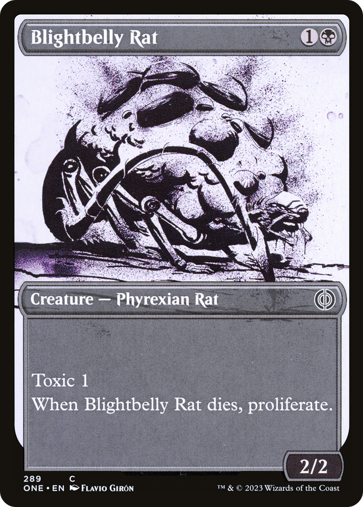 Blightbelly Rat (Showcase Ichor) [Phyrexia: All Will Be One] | Jack's On Queen