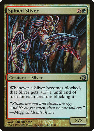 Spined Sliver [Premium Deck Series: Slivers] | Jack's On Queen
