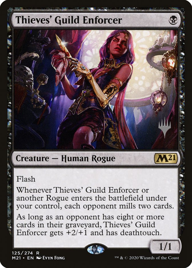 Thieves' Guild Enforcer (Promo Pack) [Core Set 2021 Promos] | Jack's On Queen