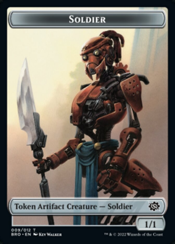 Soldier Token (009) [The Brothers' War Tokens] | Jack's On Queen