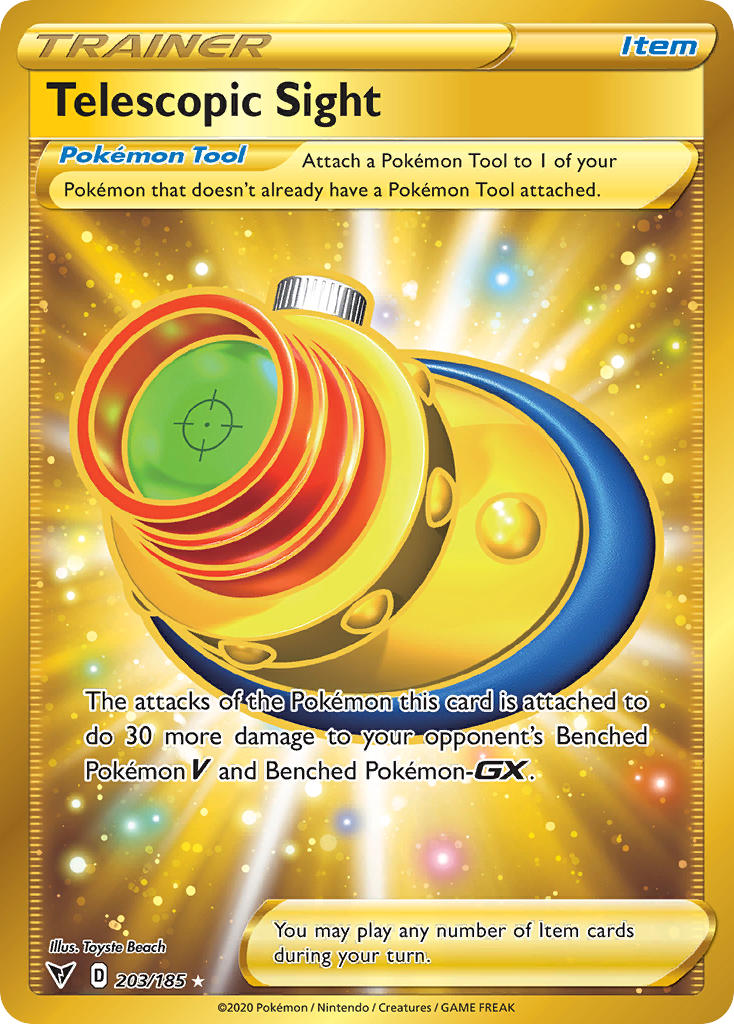 Telescopic Sight (203/185) [Sword & Shield: Vivid Voltage] | Jack's On Queen