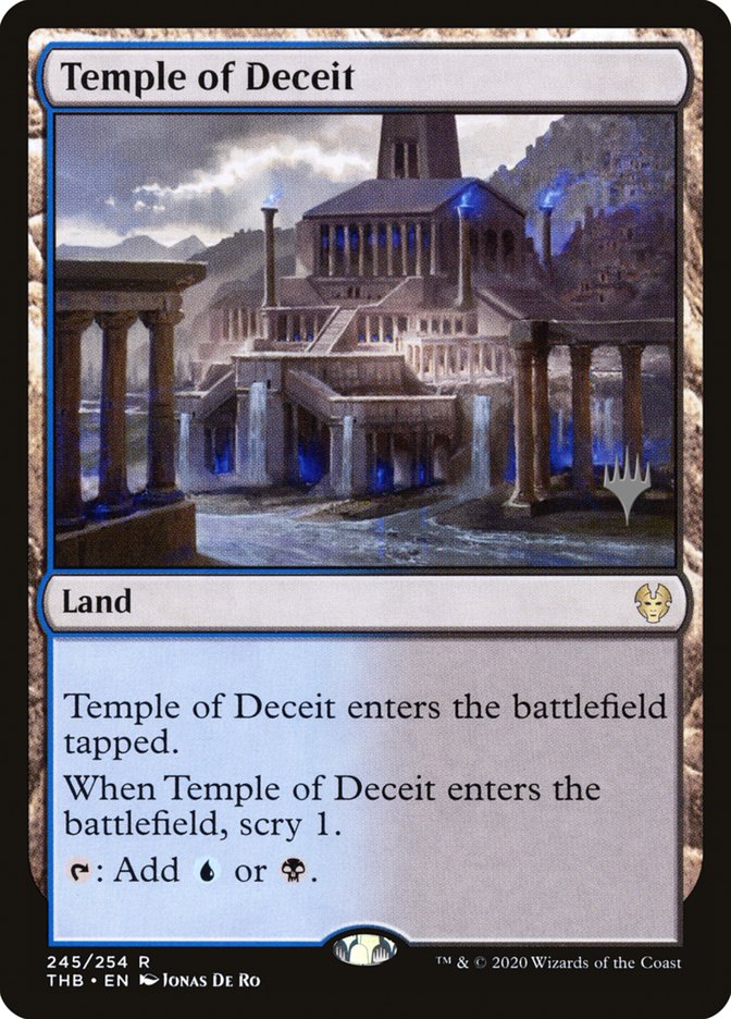 Temple of Deceit (Promo Pack) [Theros Beyond Death Promos] | Jack's On Queen