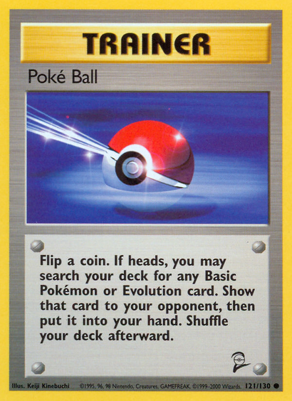 Poke Ball (121/130) [Base Set 2] | Jack's On Queen