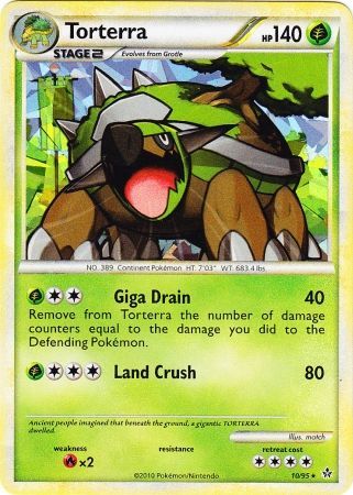 Torterra (10/95) (Cracked Ice Holo) [HeartGold & SoulSilver: Unleashed] | Jack's On Queen