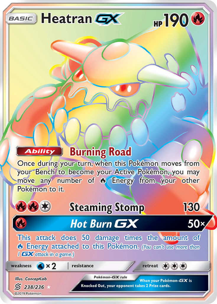 Heatran GX (238/236) [Sun & Moon: Unified Minds] | Jack's On Queen