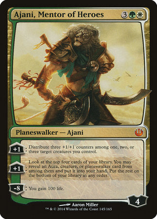 Ajani, Mentor of Heroes [Journey into Nyx] | Jack's On Queen