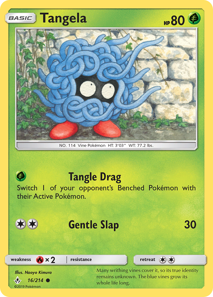 Tangela (16/214) [Sun & Moon: Unbroken Bonds] | Jack's On Queen