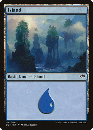 Island (77) [Duel Decks: Speed vs. Cunning] | Jack's On Queen