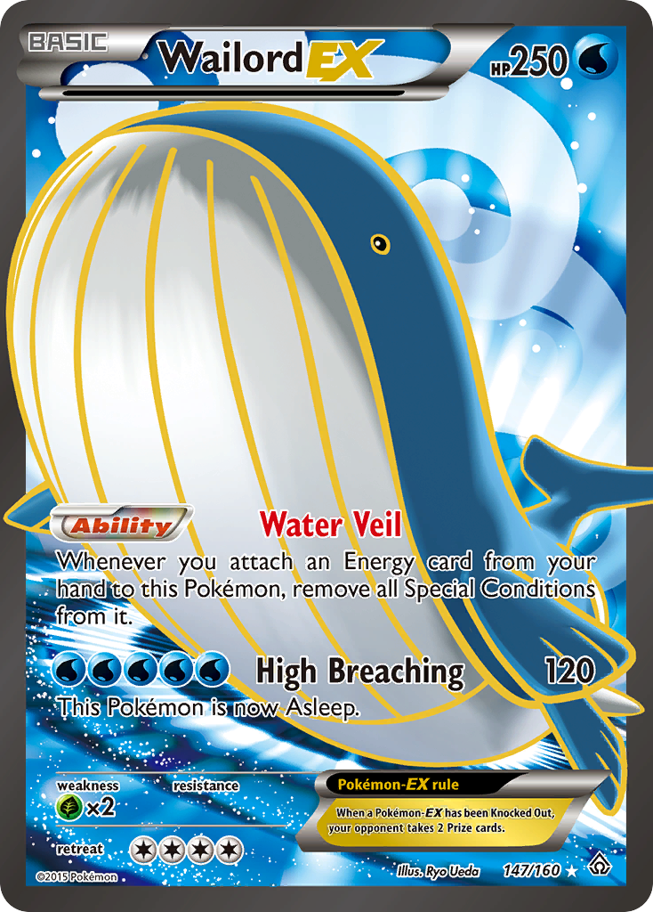 Wailord EX (147/160) [XY: Primal Clash] | Jack's On Queen