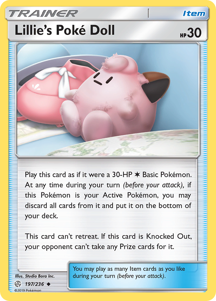 Lillie's Poke Doll (197/236) [Sun & Moon: Cosmic Eclipse] | Jack's On Queen