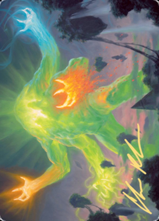 Omnath, Locus of Creation Art Card (Gold-Stamped Signature) [Zendikar Rising Art Series] | Jack's On Queen