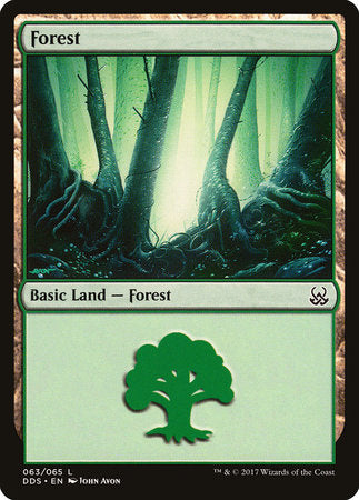 Forest (63) [Duel Decks: Mind vs. Might] | Jack's On Queen