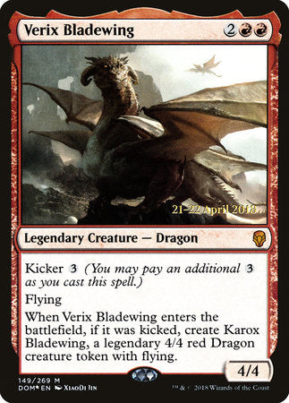 Verix Bladewing [Dominaria Promos] | Jack's On Queen