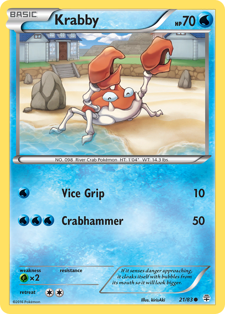 Krabby (21/83) [XY: Generations] | Jack's On Queen