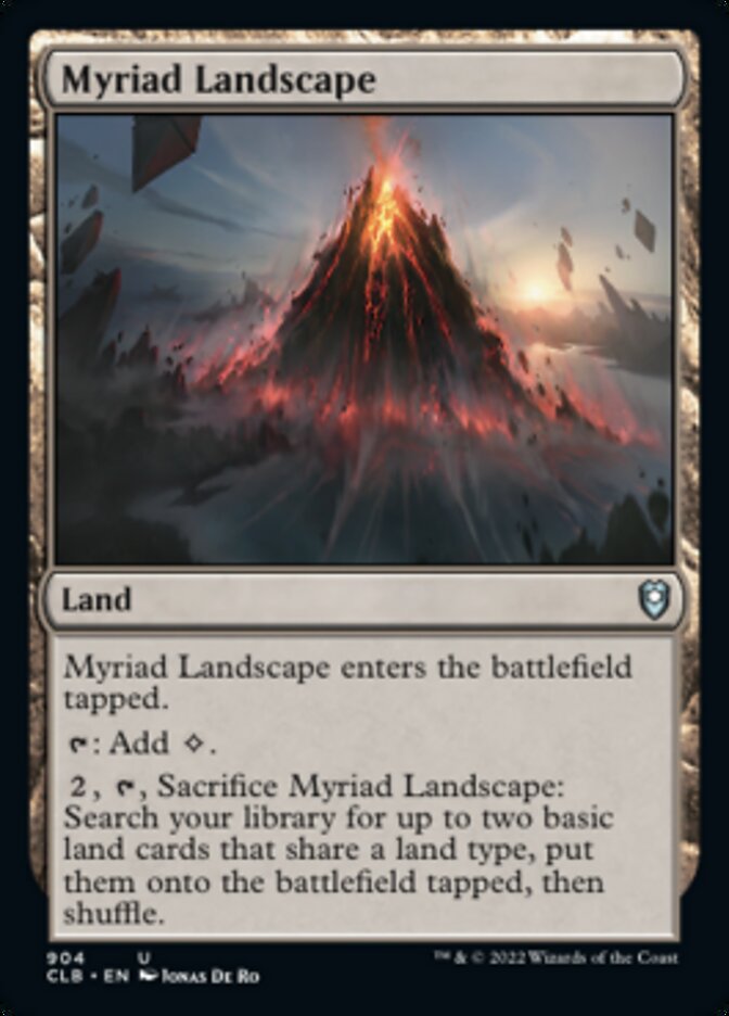 Myriad Landscape [Commander Legends: Battle for Baldur's Gate] | Jack's On Queen