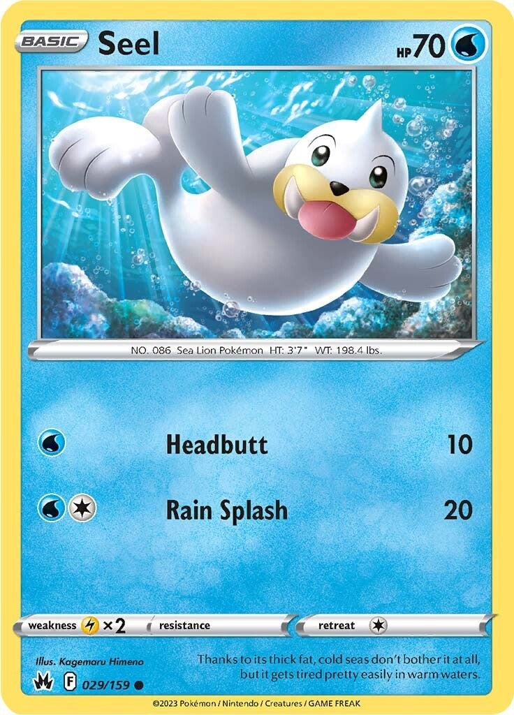 Seel (029/159) [Sword & Shield: Crown Zenith] | Jack's On Queen