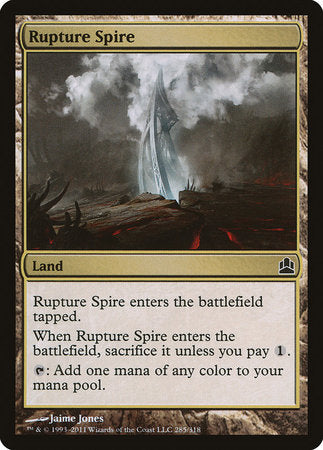 Rupture Spire [Commander 2011] | Jack's On Queen