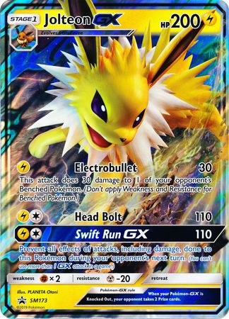 Jolteon GX (SM173) (Jumbo Card) [Sun & Moon: Black Star Promos] | Jack's On Queen