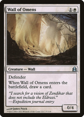 Wall of Omens [Commander 2011] | Jack's On Queen