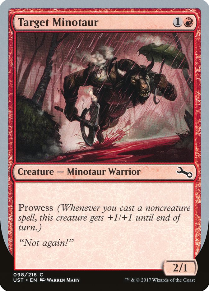 Target Minotaur (Rain Art) [Unstable] | Jack's On Queen