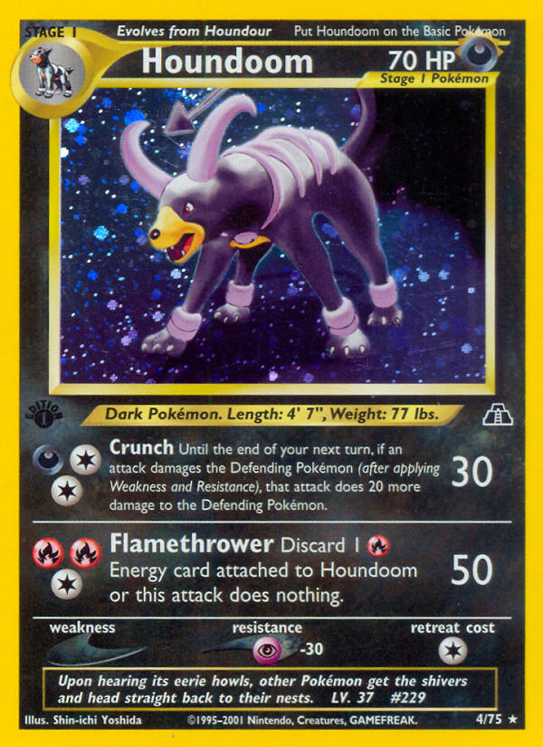 Houndoom (4/75) [Neo Discovery 1st Edition] | Jack's On Queen