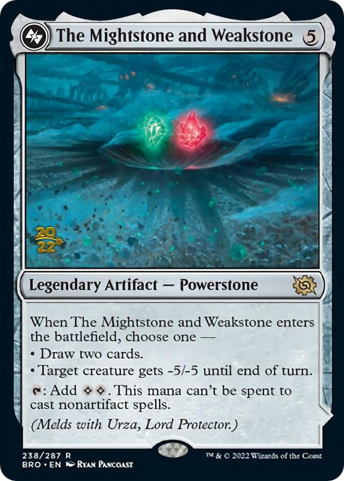The Mightstone and Weakstone [The Brothers' War: Prerelease Promos] | Jack's On Queen