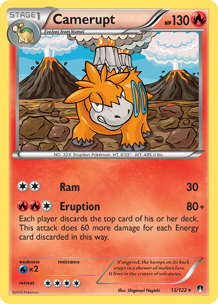 Camerupt (13/122) [XY: BREAKpoint] | Jack's On Queen