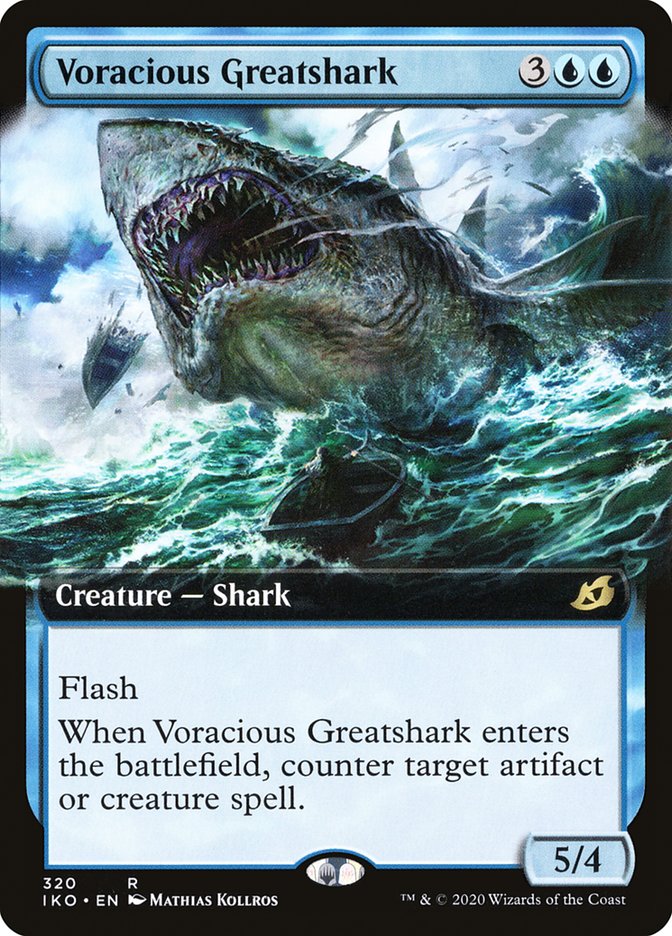 Voracious Greatshark (Extended Art) [Ikoria: Lair of Behemoths] | Jack's On Queen