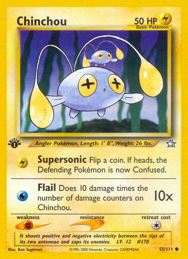 Chinchou (55/111) [Neo Genesis 1st Edition] | Jack's On Queen