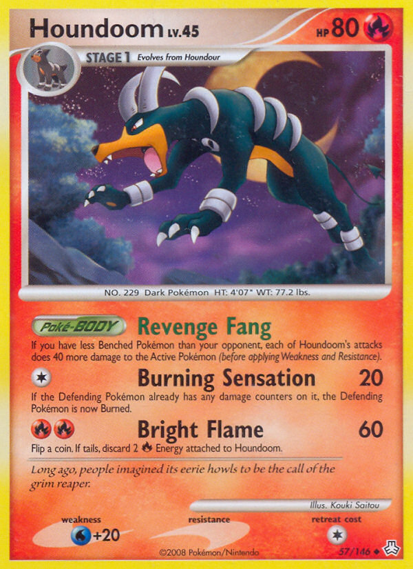 Houndoom (57/146) [Diamond & Pearl: Legends Awakened] | Jack's On Queen