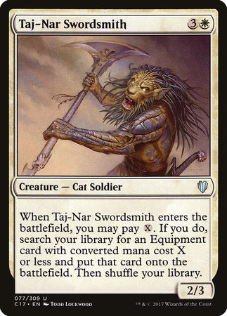 Taj-Nar Swordsmith [Commander 2017] | Jack's On Queen
