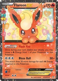 Flareon EX (RC6/RC32) [Generations: Radiant Collection] | Jack's On Queen