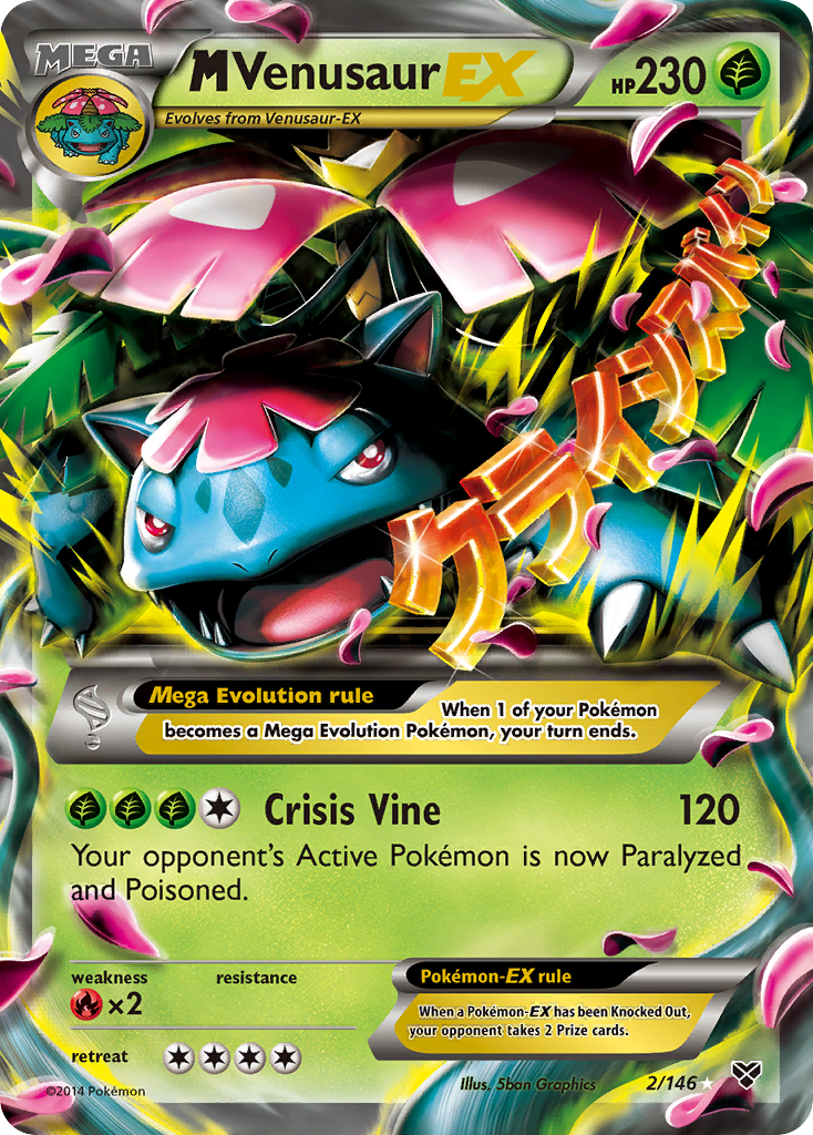 M Venusaur EX (2/146) [XY: Base Set] | Jack's On Queen