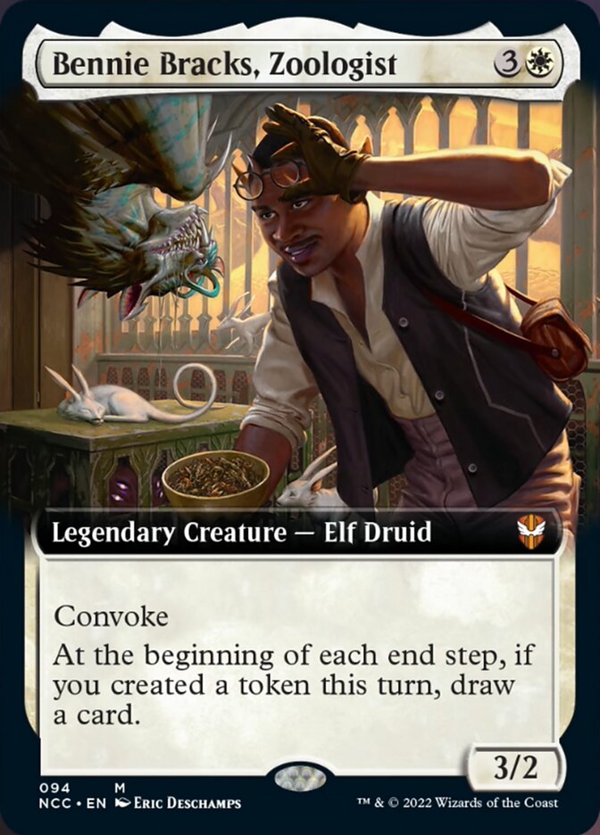 Bennie Bracks, Zoologist (Extended Art) [Streets of New Capenna Commander] | Jack's On Queen