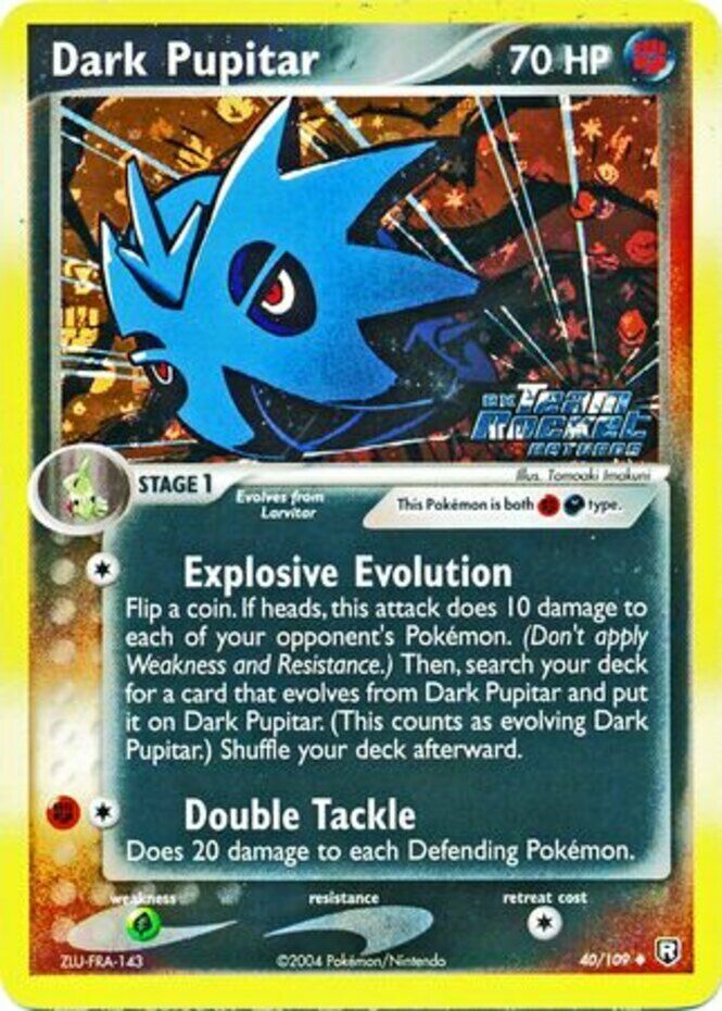 Dark Pupitar (40/109) (Stamped) [EX: Team Rocket Returns] | Jack's On Queen