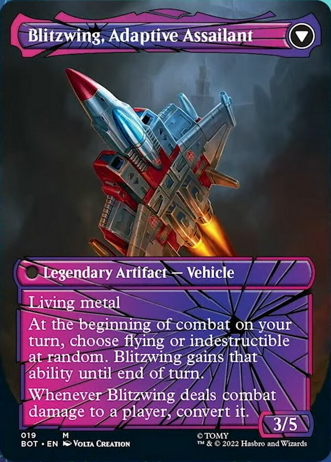 Blitzwing, Cruel Tormentor // Blitzwing, Adaptive Assailant (Shattered Glass) [Universes Beyond: Transformers] | Jack's On Queen