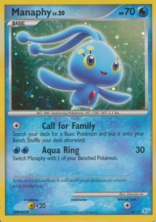 Manaphy (4/12) [Diamond & Pearl: Trainer Kit - Manaphy] | Jack's On Queen