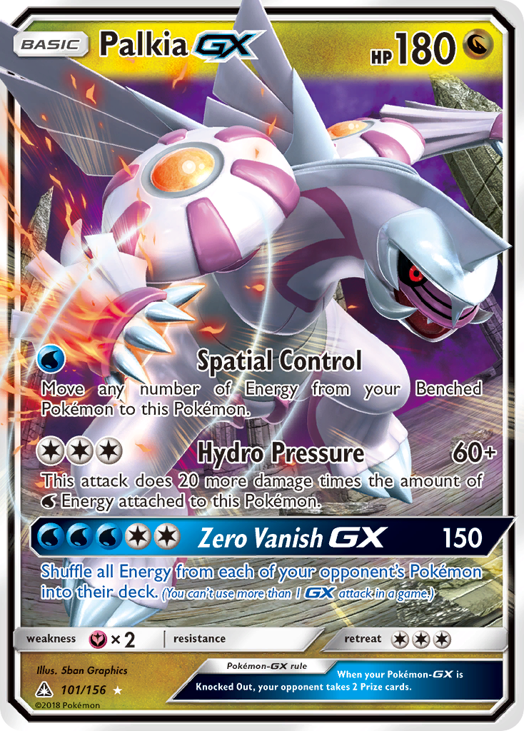 Palkia GX (101/156) [Sun & Moon: Ultra Prism] | Jack's On Queen