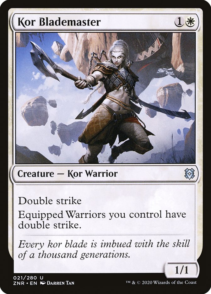 Kor Blademaster [Zendikar Rising] | Jack's On Queen