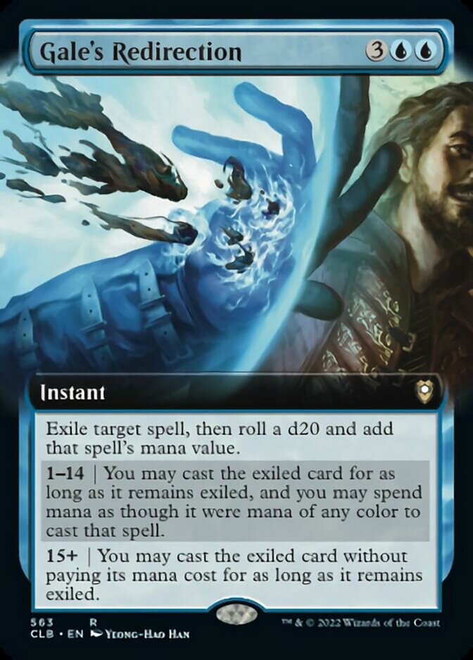 Gale's Redirection (Extended Art) [Commander Legends: Battle for Baldur's Gate] | Jack's On Queen